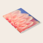 Enlightened -pink autumn dahlia flower photography Notebook Gallery Image 2