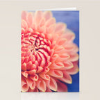 Enlightened -pink autumn dahlia flower photography Stationery Card Gallery Image 2