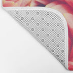 Enlightened -pink autumn dahlia flower photography Bath Mat Gallery Image 2
