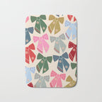 Christmas Bows Coquette Bath Mat Gallery Image 1