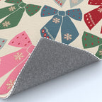 Christmas Bows Coquette Rug Gallery Image 4