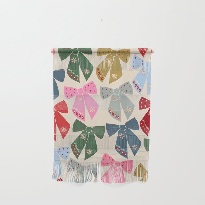 Christmas Bows Coquette Wall Hanging Gallery Image 1