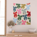 Christmas Bows Coquette Wall Tapestry Gallery Image 2