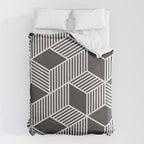 Geometric Cube 02 Duvet Cover Gallery Image 6