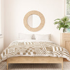 Warm Vintage Checks Duvet Cover Gallery Image 3