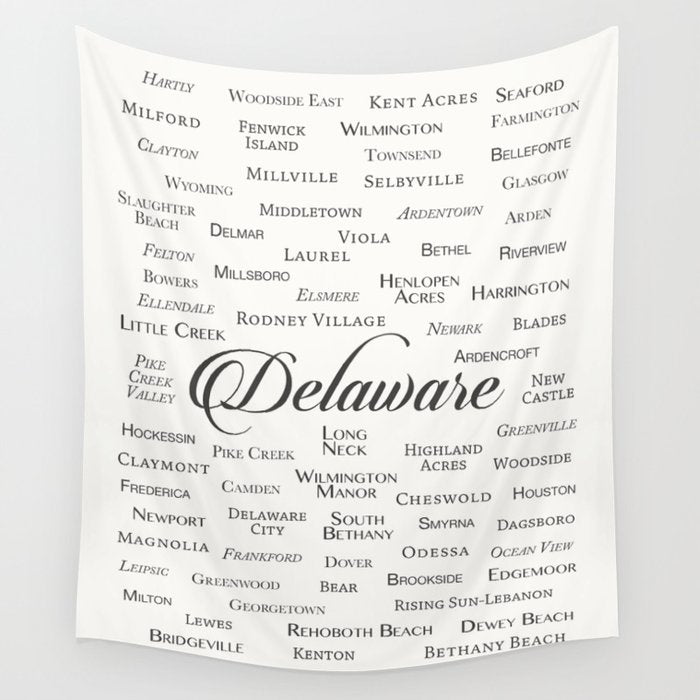 Delaware Wall Tapestry Gallery Image 1