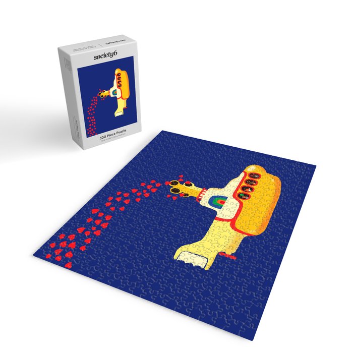 Yellow Submarine Bubbling Love Jigsaw Puzzle Gallery Image 2