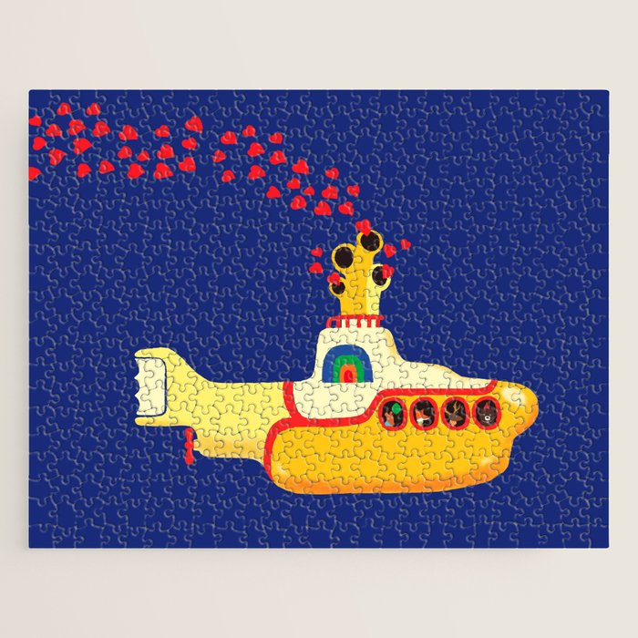Yellow Submarine Bubbling Love Jigsaw Puzzle Gallery Image 1