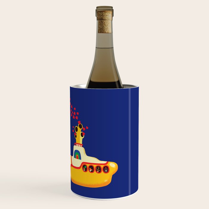 Yellow Submarine Bubbling Love Wine Chiller Gallery Image 3