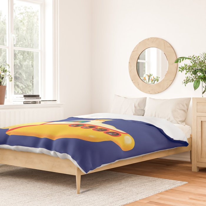 Yellow Submarine Bubbling Love Duvet Cover Gallery Image 2