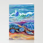 Honu Hugs and Love Stationery Card Gallery Image 2