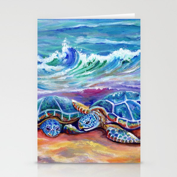 Honu Hugs and Love Stationery Card Gallery Image 2