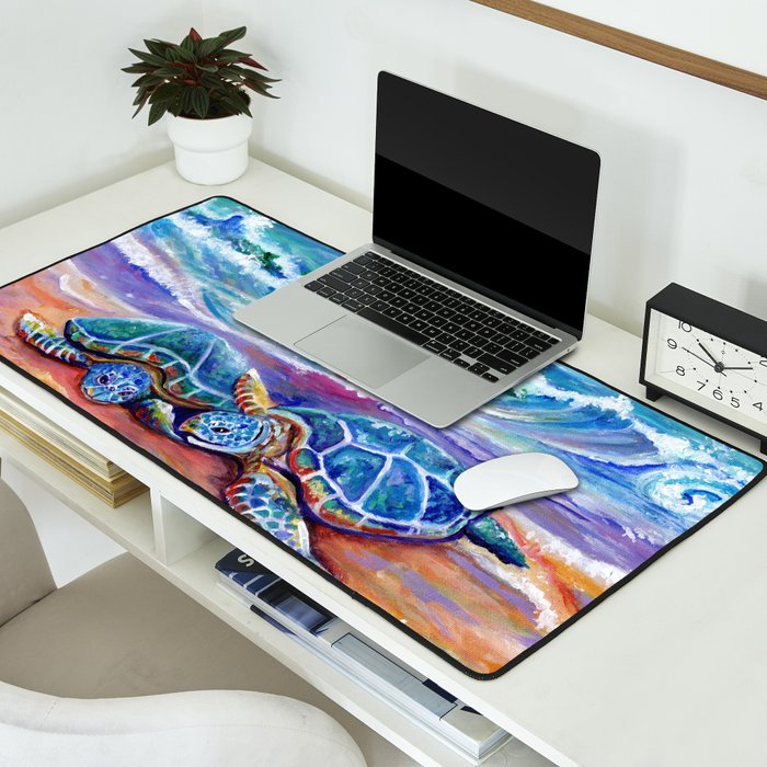 Honu Hugs and Love Desk Mat Gallery Image 2