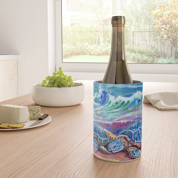 Honu Hugs and Love Wine Chiller Gallery Image 4