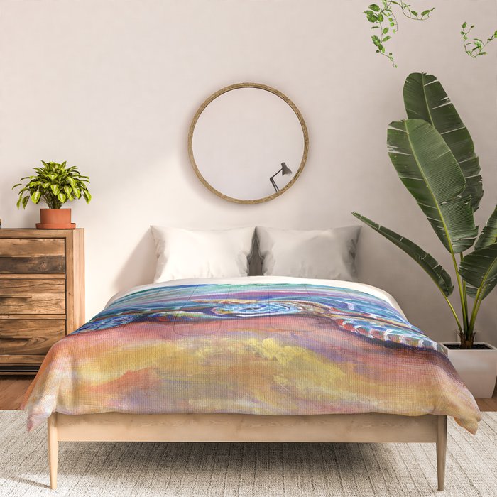 Honu Hugs and Love Comforter Gallery Image 3