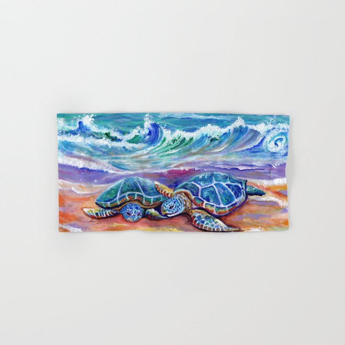 Honu Hugs and Love Bath Towel Gallery Image 1