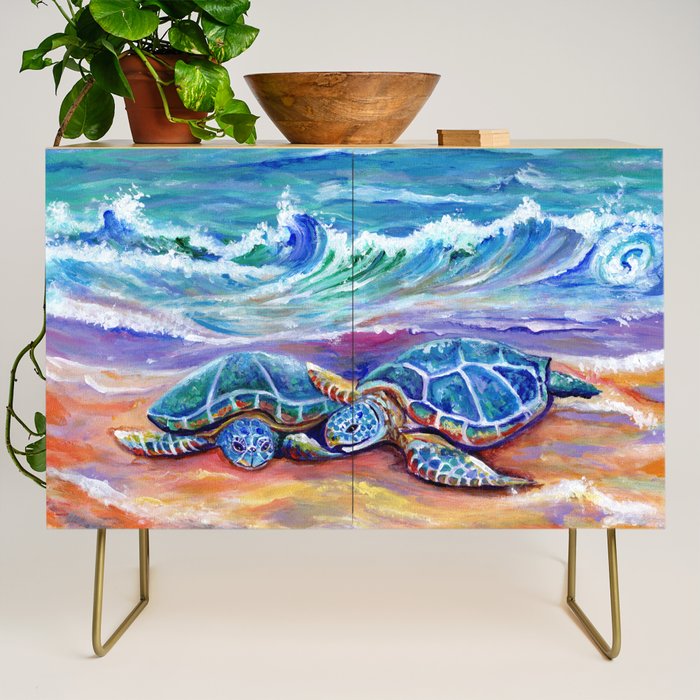 Honu Hugs and Love Credenza Gallery Image 1