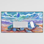 Honu Hugs and Love Desk Mat Gallery Image 1