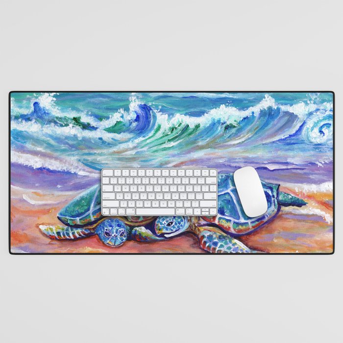 Honu Hugs and Love Desk Mat Gallery Image 1
