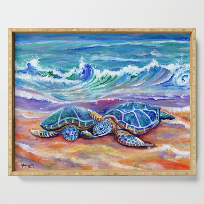 Honu Hugs and Love Serving Tray Gallery Image 1