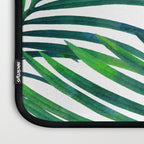 Palm Paradise, Tropical Leaves, Beachy Watercolor Painting, Minimal Nature Botanical Illustration Laptop Sleeve Gallery Image 3