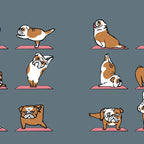 English Bulldog Yoga Coffee Mug Gallery Image 2
