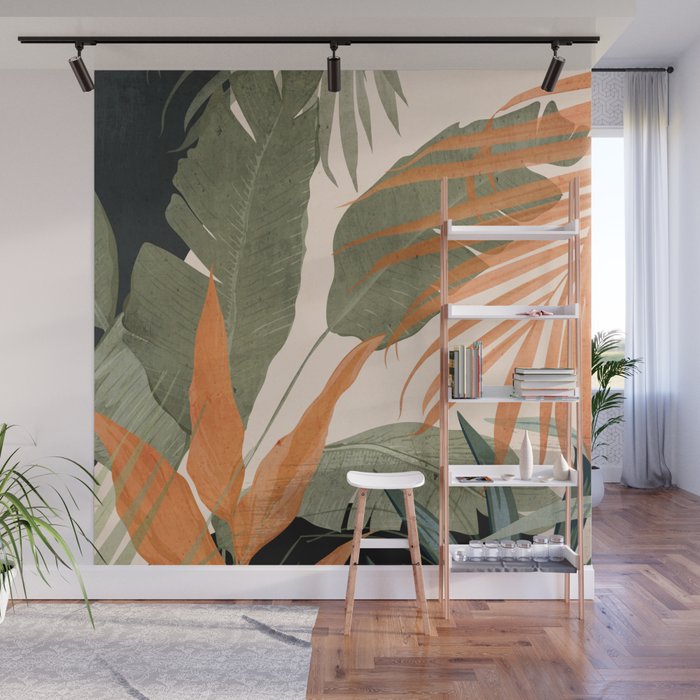 Jungle Abstract 10 Wall Mural Gallery Image 1