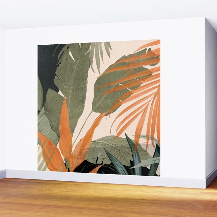 Jungle Abstract 10 Wall Mural Gallery Image 2