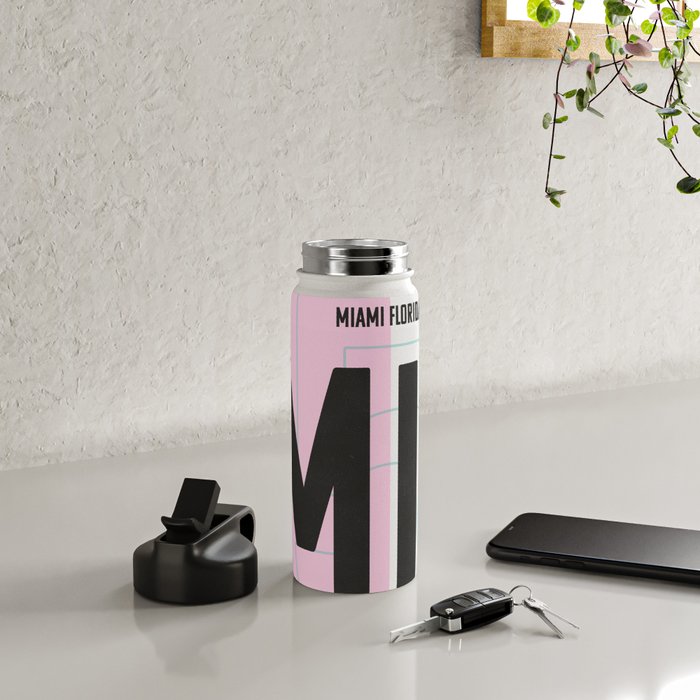 Miami Luggage Tag Water Bottle Gallery Image 4