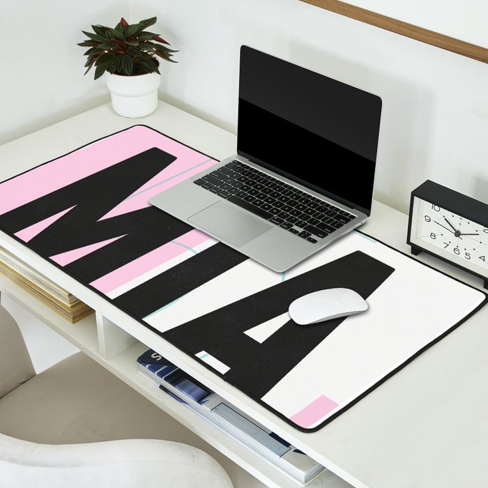 Miami Luggage Tag Desk Mat Gallery Image 2