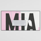Miami Luggage Tag Desk Mat Gallery Image 1