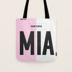 Miami Luggage Tag Tote Bag Gallery Image 1
