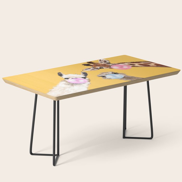 Bubble Gum Gang in Yellow Coffee Table Gallery Image 1