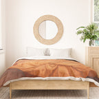 Cymon and Iphigenia, sleeping beauty female portrait painting by Frederic Leighton Duvet Cover Gallery Image 3