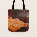 Cymon and Iphigenia, sleeping beauty female portrait painting by Frederic Leighton Tote Bag Gallery Image 1