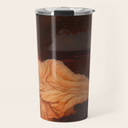 Cymon and Iphigenia, sleeping beauty female portrait painting by Frederic Leighton Travel Mug Gallery Image 1