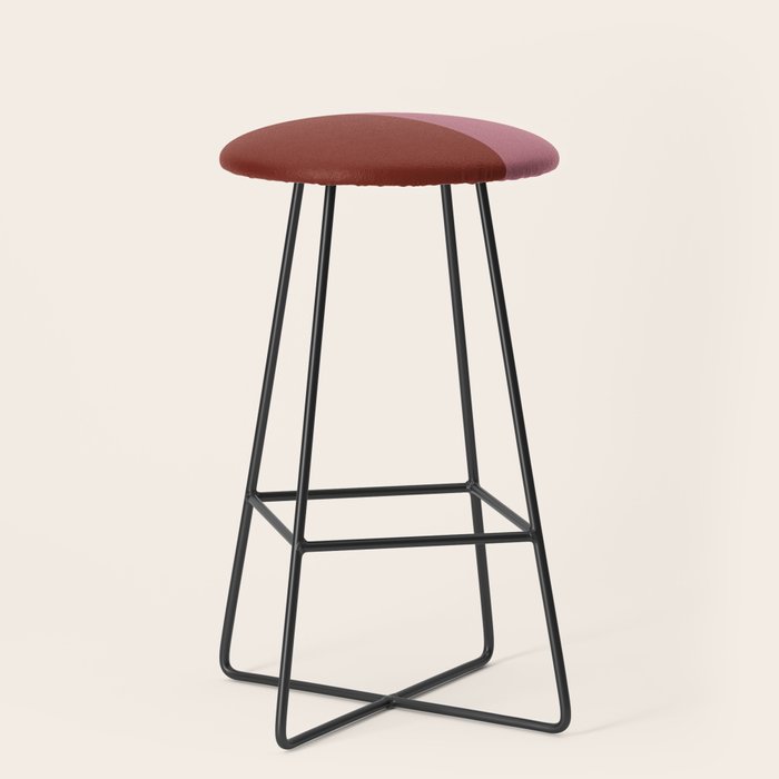 Color Block Abstract XII Stool Gallery Image 1