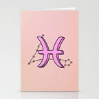 Pisces Symbol Stationery Card Gallery Image 2