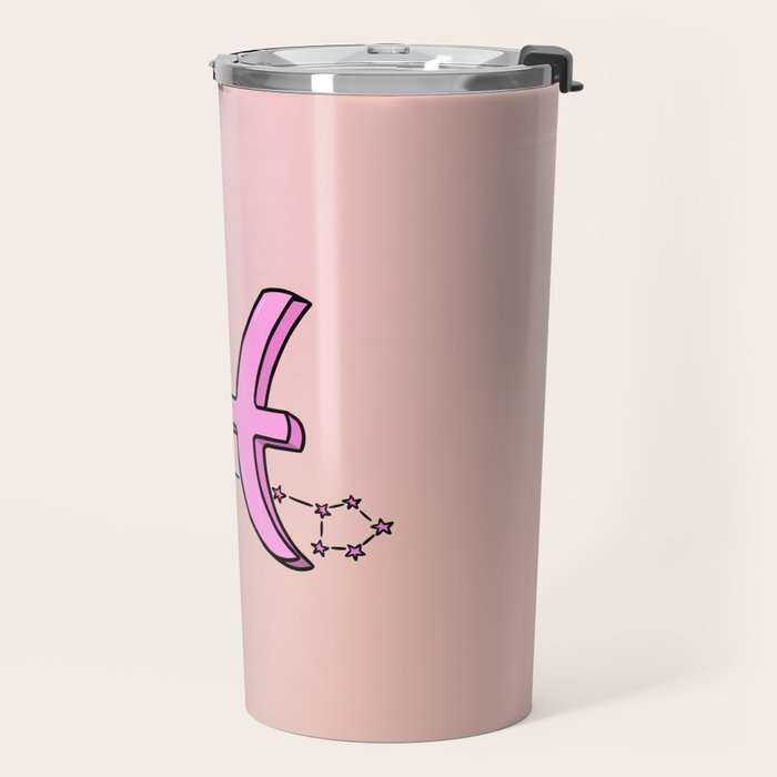 Pisces Symbol Travel Mug Gallery Image 2