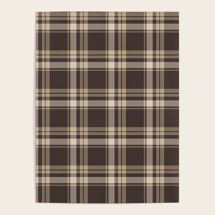 Classic Neutral Plaid Pattern Poster Gallery Image 4