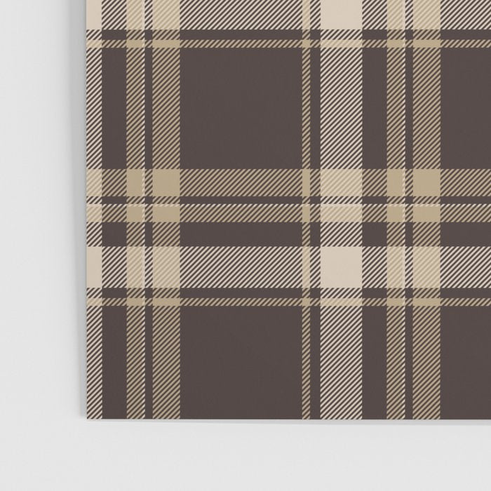Classic Neutral Plaid Pattern Poster Gallery Image 3