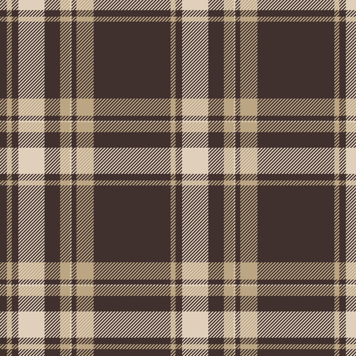 Classic Neutral Plaid Pattern Coffee Mug Gallery Image 2