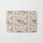  Jurassic Days, Jurassic Nights: Stegosaurus | Dinosaur Tropical Art Bath Mat Gallery Image 1