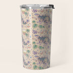  Jurassic Days, Jurassic Nights: Stegosaurus | Dinosaur Tropical Art Travel Mug Gallery Image 2
