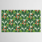 Frogs And Wild Strawberries On Pale Green Tablecloth Gallery Image 2