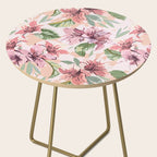 Pastel pink tropical bloom A Side Table Gallery Image 2