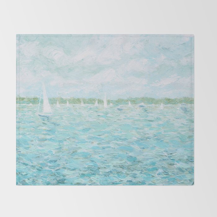 Annapolis Harbor Throw Blanket Gallery Image 2