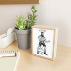 STAND UP AND TRY AGAIN (White) Mini Art Print Gallery Image 2