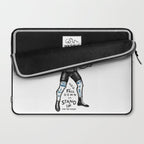 STAND UP AND TRY AGAIN (White) Laptop Sleeve Gallery Image 2
