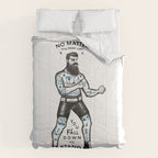 STAND UP AND TRY AGAIN (White) Comforter Gallery Image 6